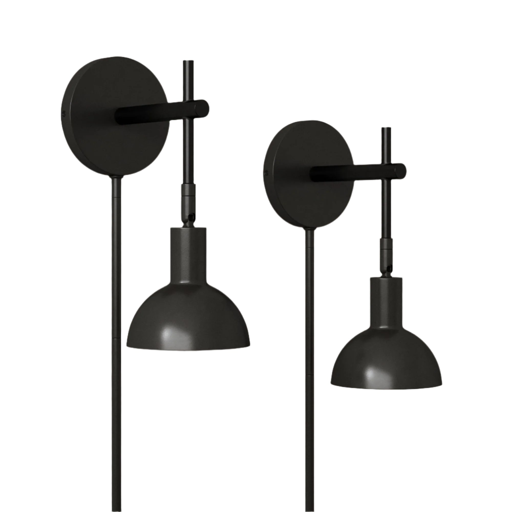 Plug - in Metal Wall Lights (Set of 2) - From Where - 