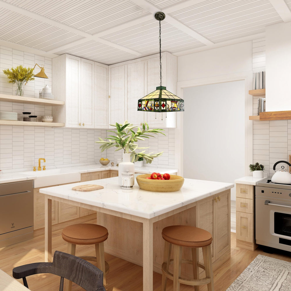 Poker Pattern Pendant Light Fixture - From Where - 