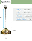 Poker Pattern Pendant Light Fixture - From Where - 
