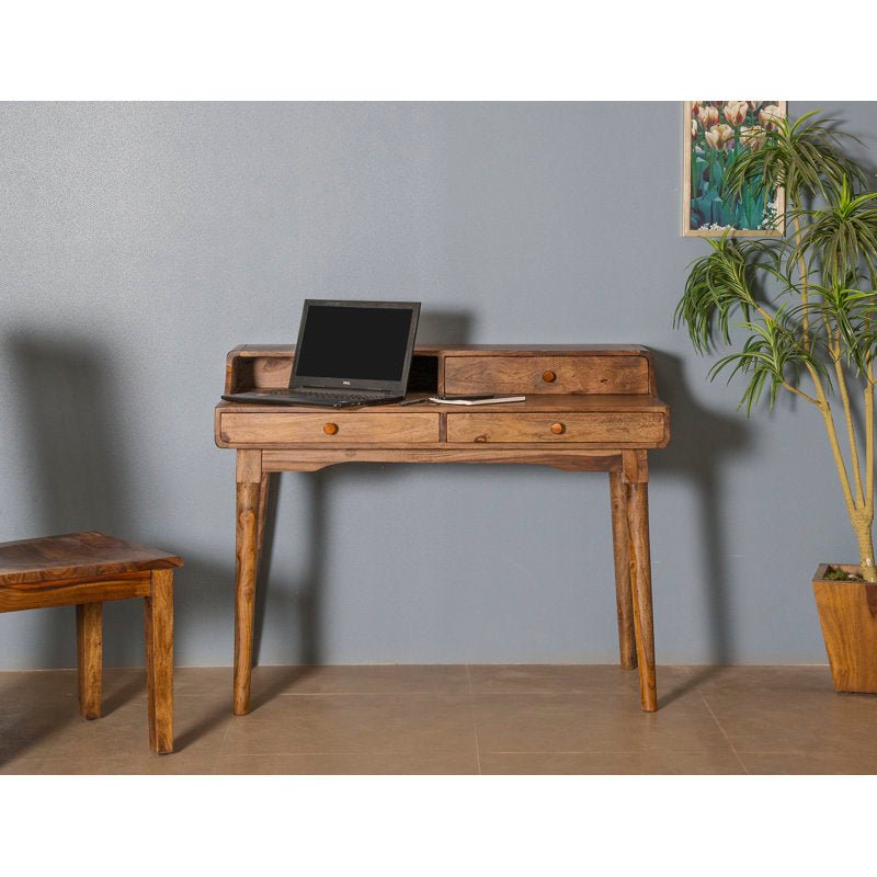 Polly Solid Wood Writing Desk - From Where - 