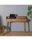 Polly Solid Wood Writing Desk - From Where - 