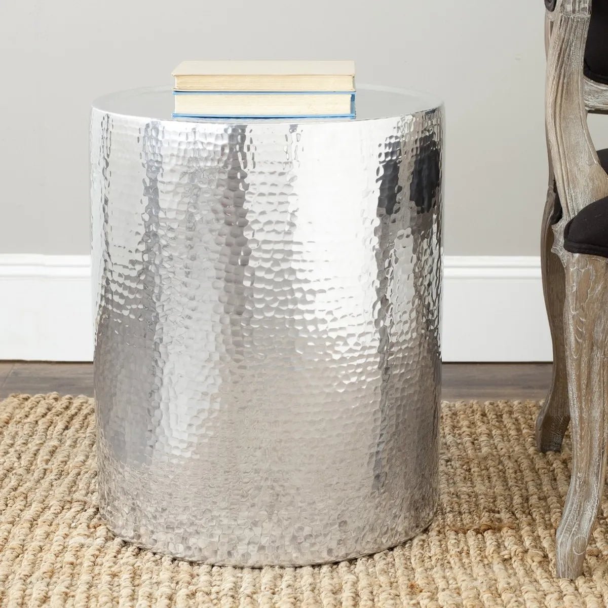 Polonium Occasional Hammered Table - From Where Finds - 