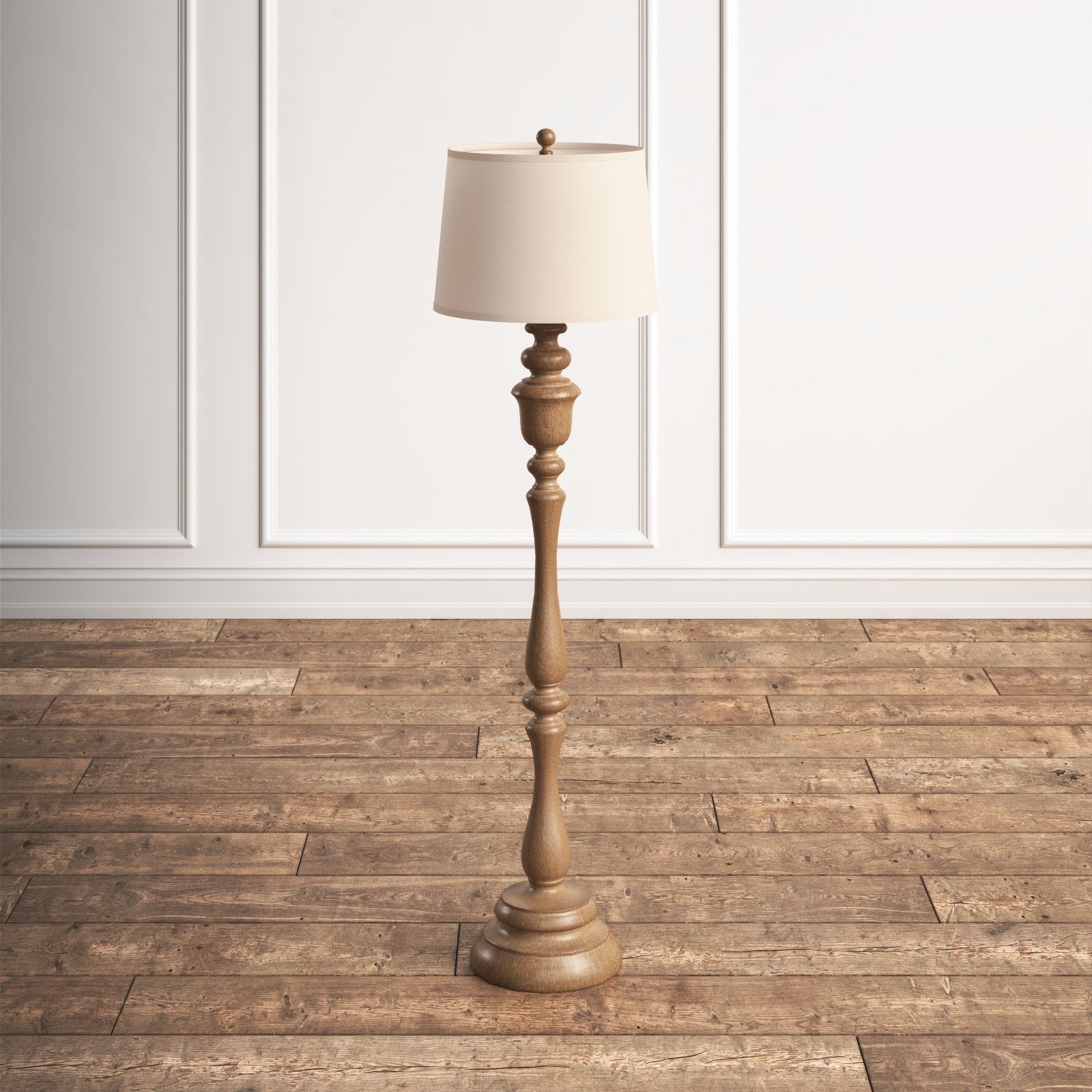 Polyresin 60" Floor Lamp - From Where - 