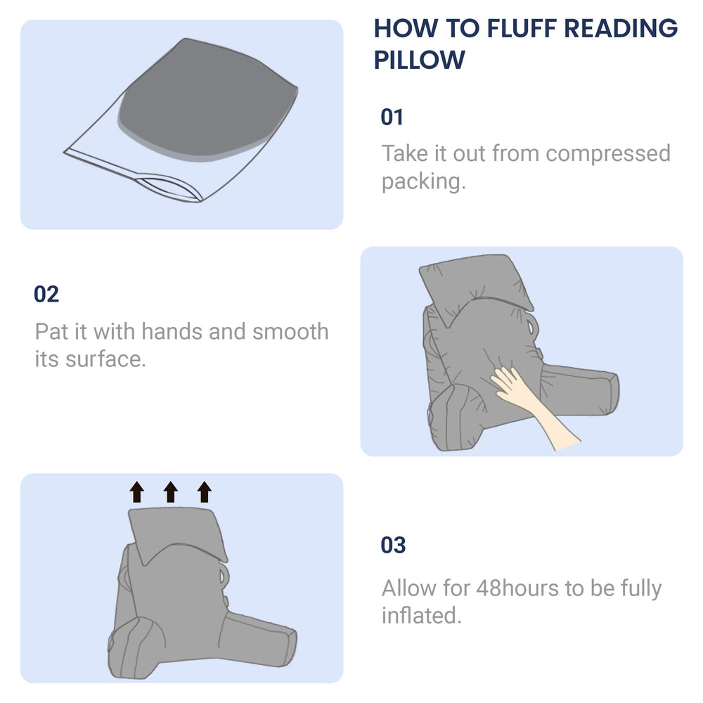 Portable Reading Pillows with Headrest - From Where - 
