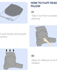 Portable Reading Pillows with Headrest - From Where - 