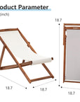 Portable Reclining Beach Chair (Set of 2) - From Where - 
