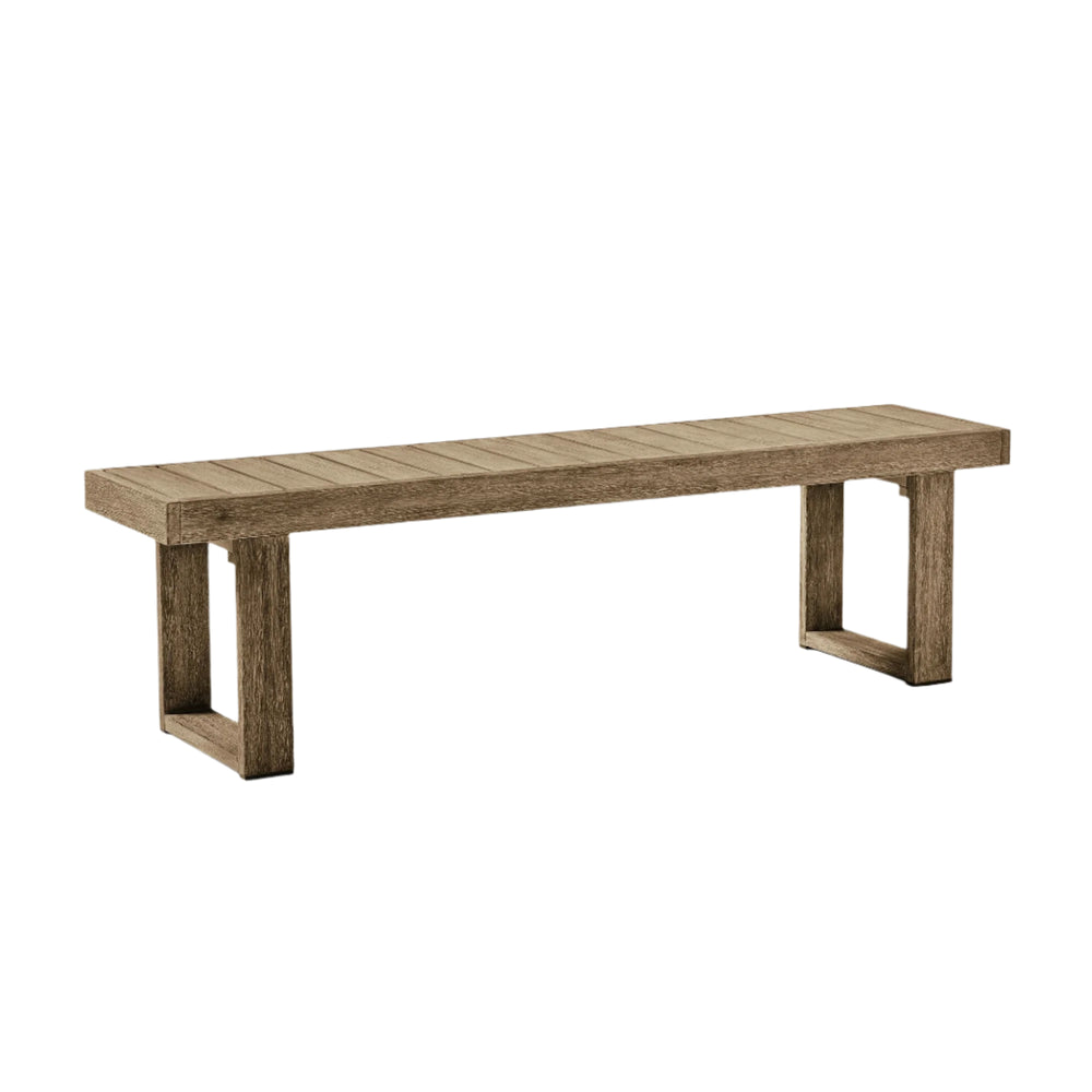 Portside Outdoor Dining Bench - From Where -