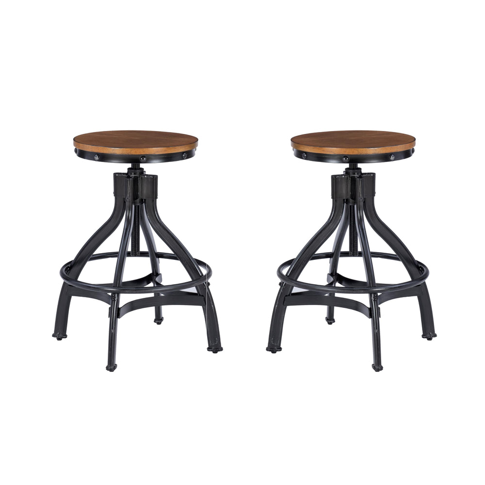 Powell Darwin Swivel Stool (Set of 2) - From Where - 