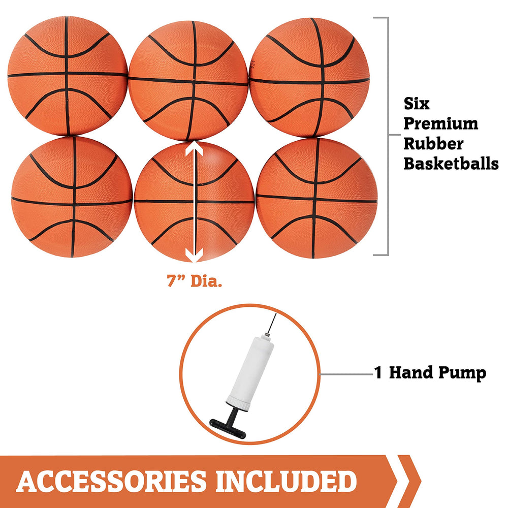 Premium Indoor Arcade Basketball Game with Steel Frame and Polycarbonate Backboard - From Where - 