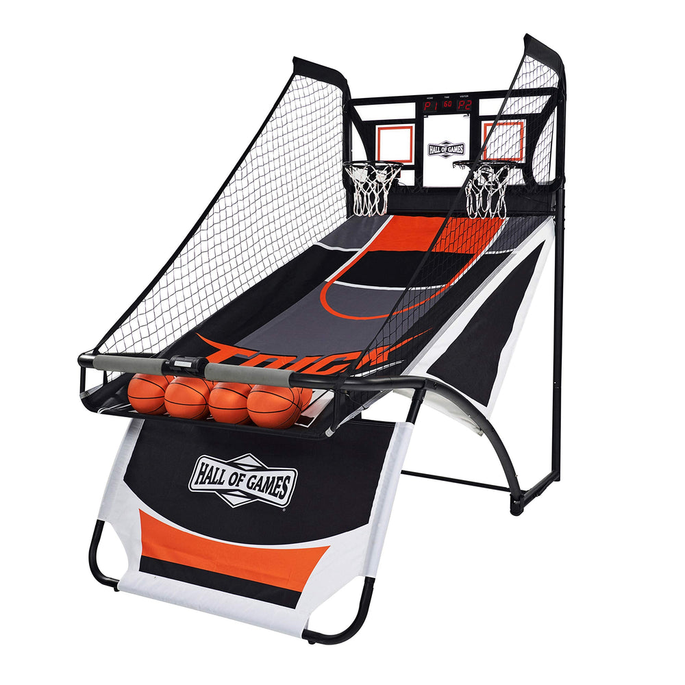 Premium Indoor Arcade Basketball Game with Steel Frame and Polycarbonate Backboard - From Where - 