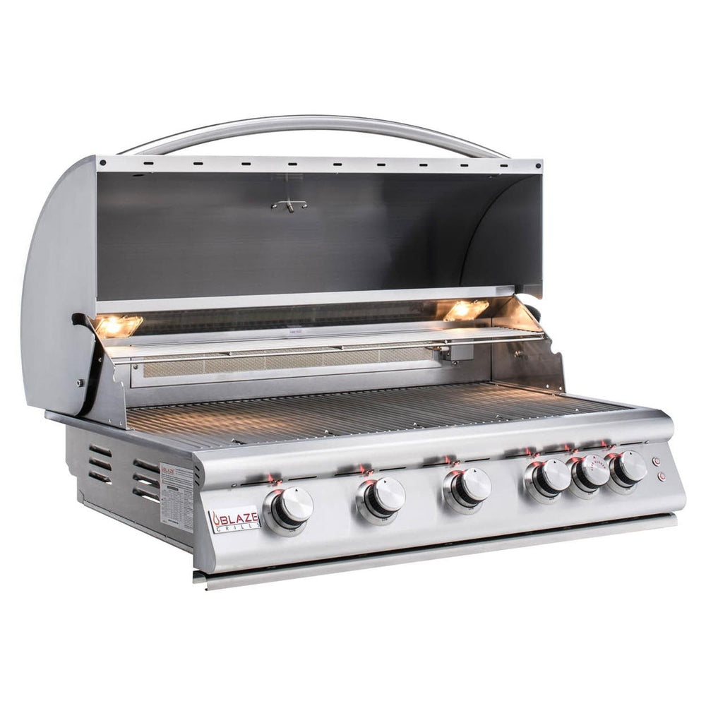 Premium LTE 40 - Inch 5 - Burner Built - In Gas Grill - From Where - 