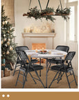 Premium Vinyl Upholstered Folding Chair - From Where - 