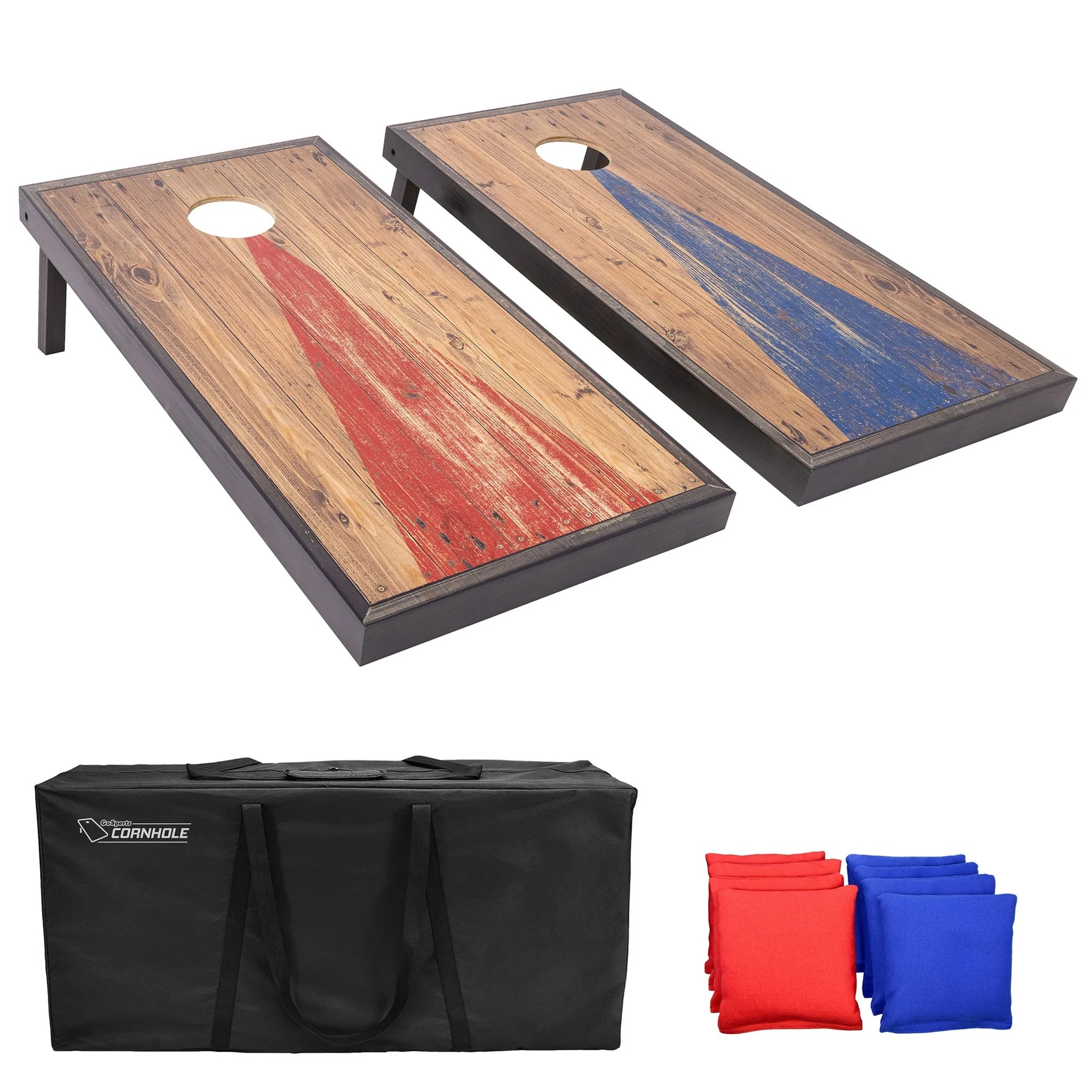 Premium Wood Cornhole Set - From Where - 