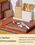 Prep & Serve Butcher Block Set - From Where Finds - 