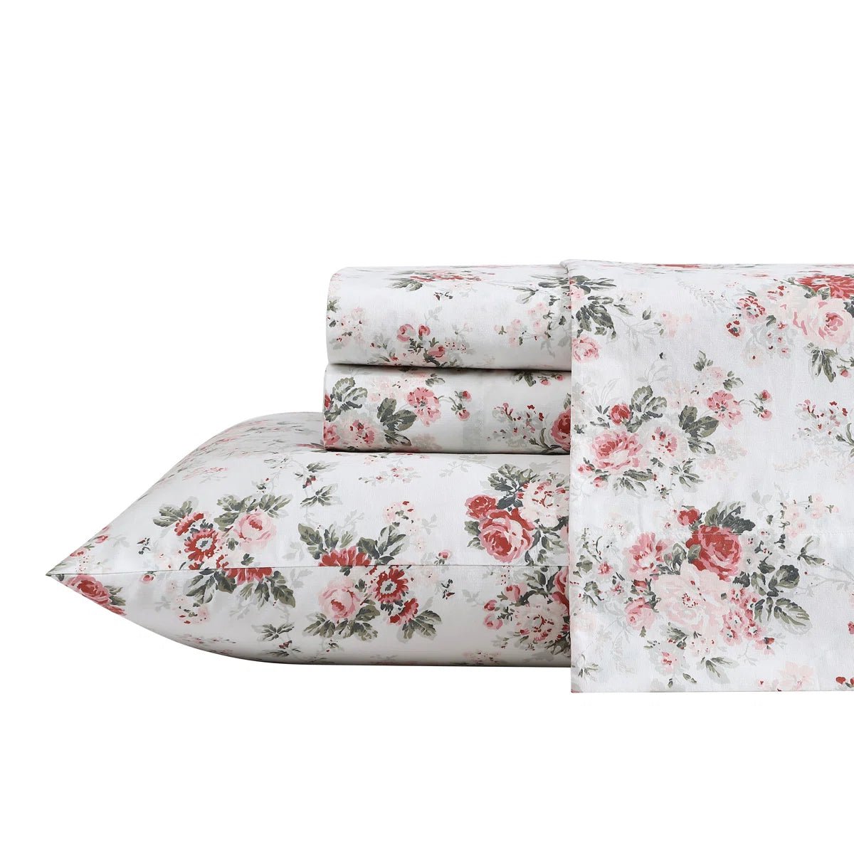 Printed Cotton Percale Sheet Set - From Where - 