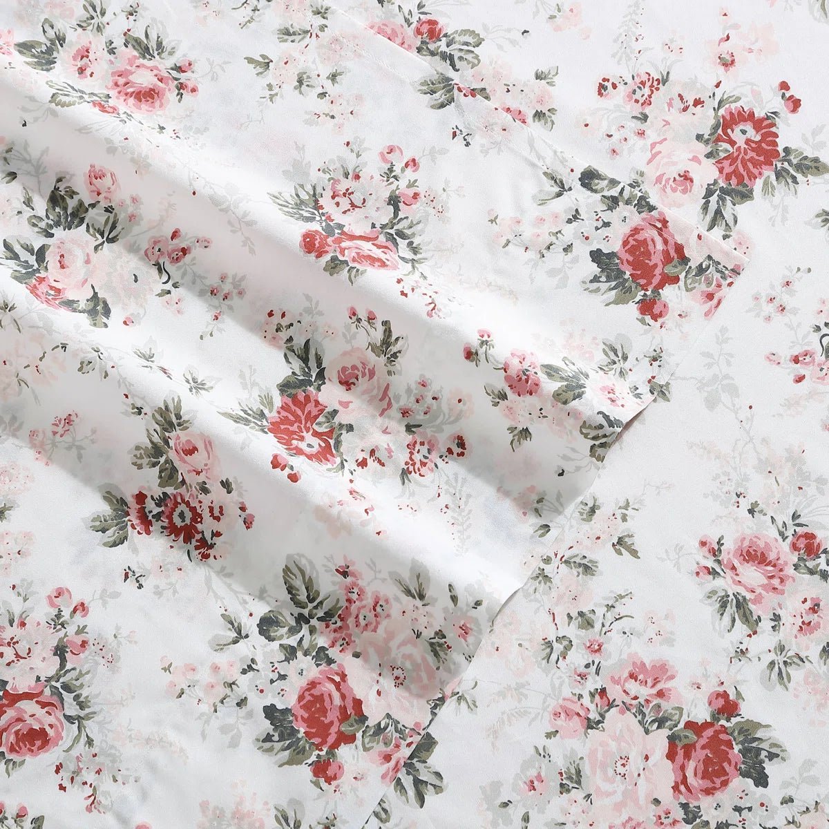Printed Cotton Percale Sheet Set - From Where - 