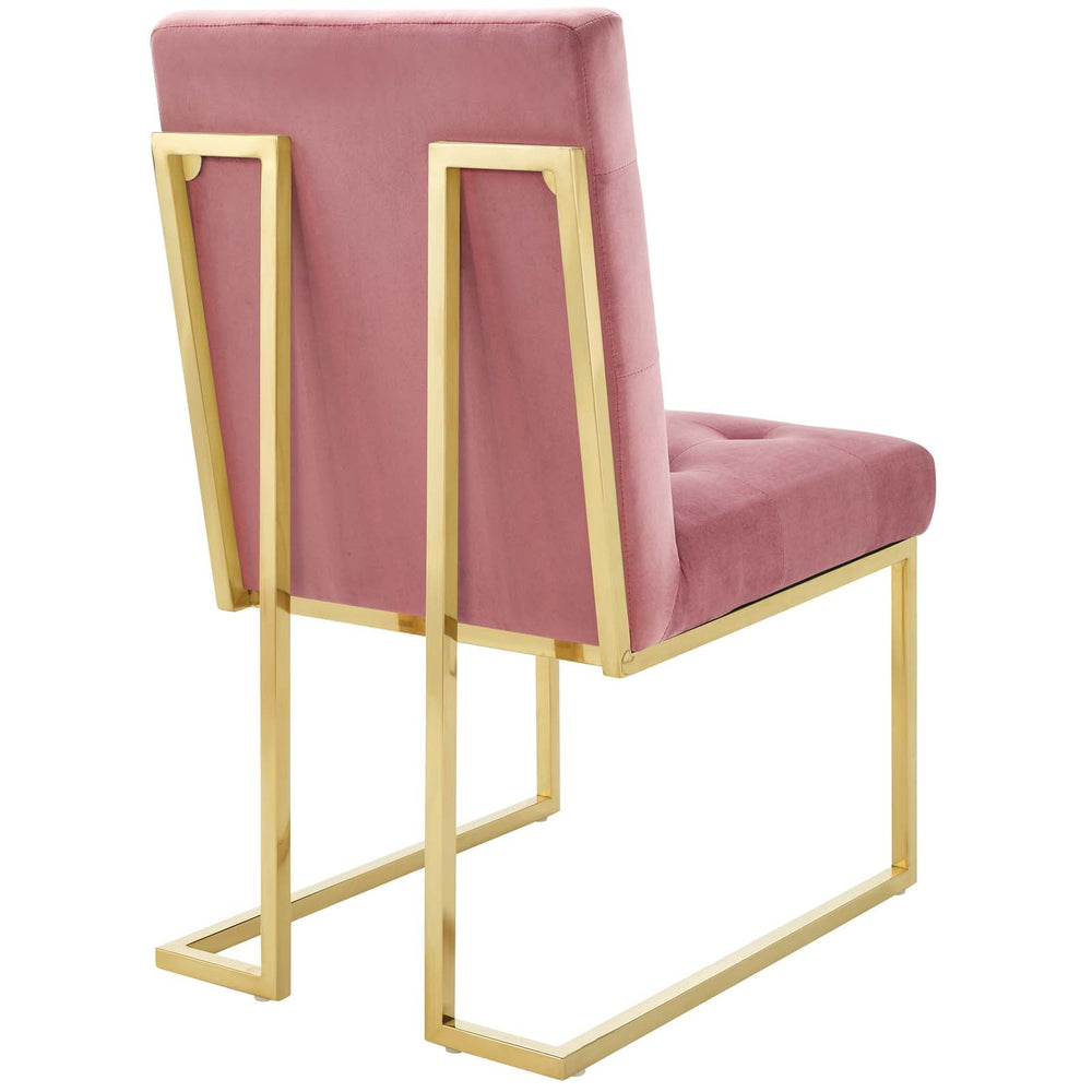 Privy Performance Velvet Dining Chair (Set of 2) - From Where Finds - 