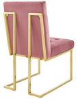 Privy Performance Velvet Dining Chair (Set of 2) - From Where Finds - 