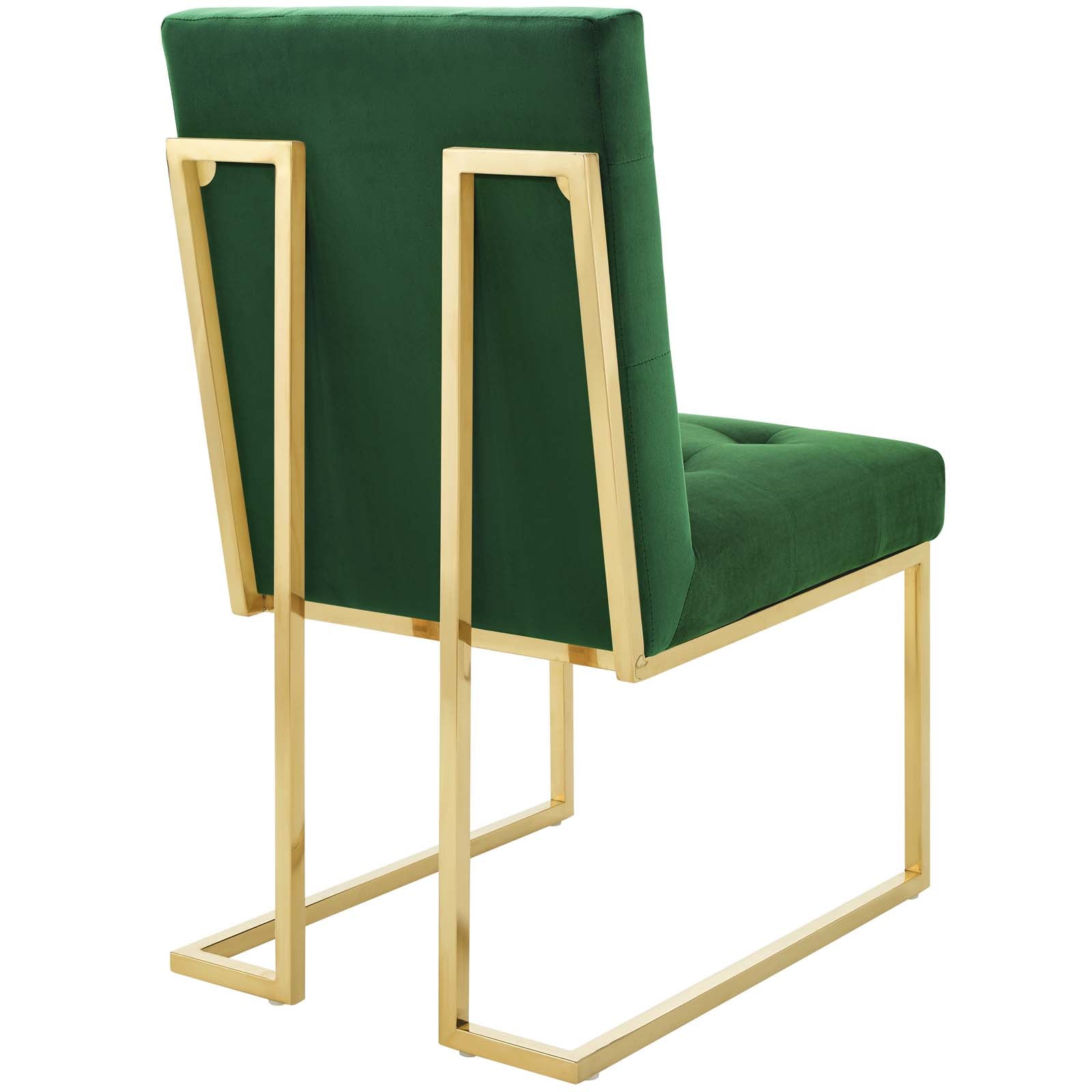 Privy Performance Velvet Dining Chair (Set of 2) - From Where - 