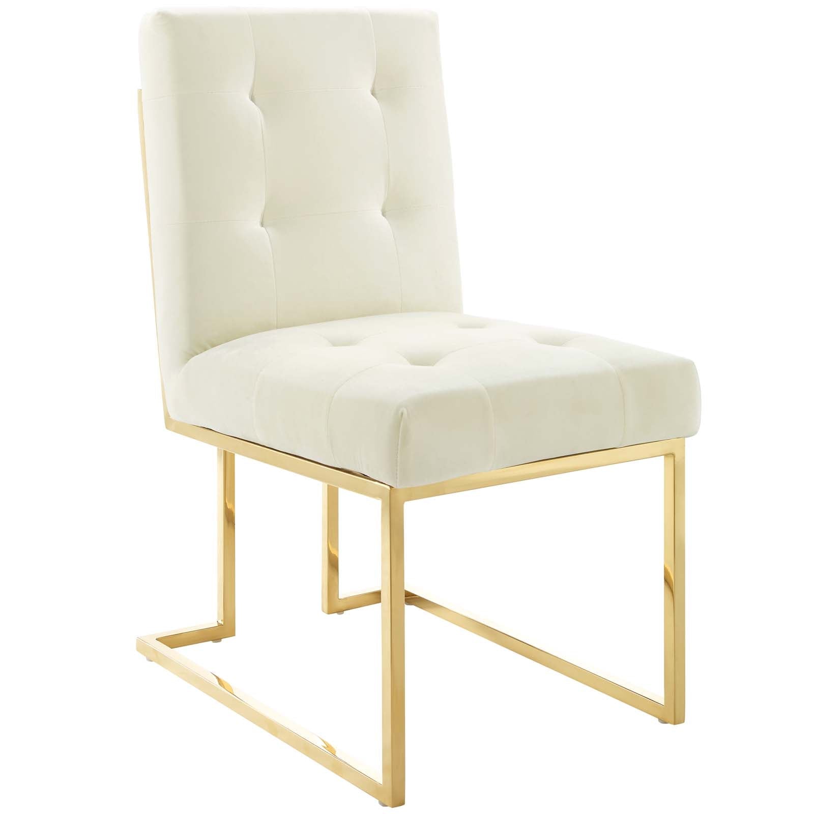 Privy Performance Velvet Dining Chair (Set of 2) - From Where Finds - 
