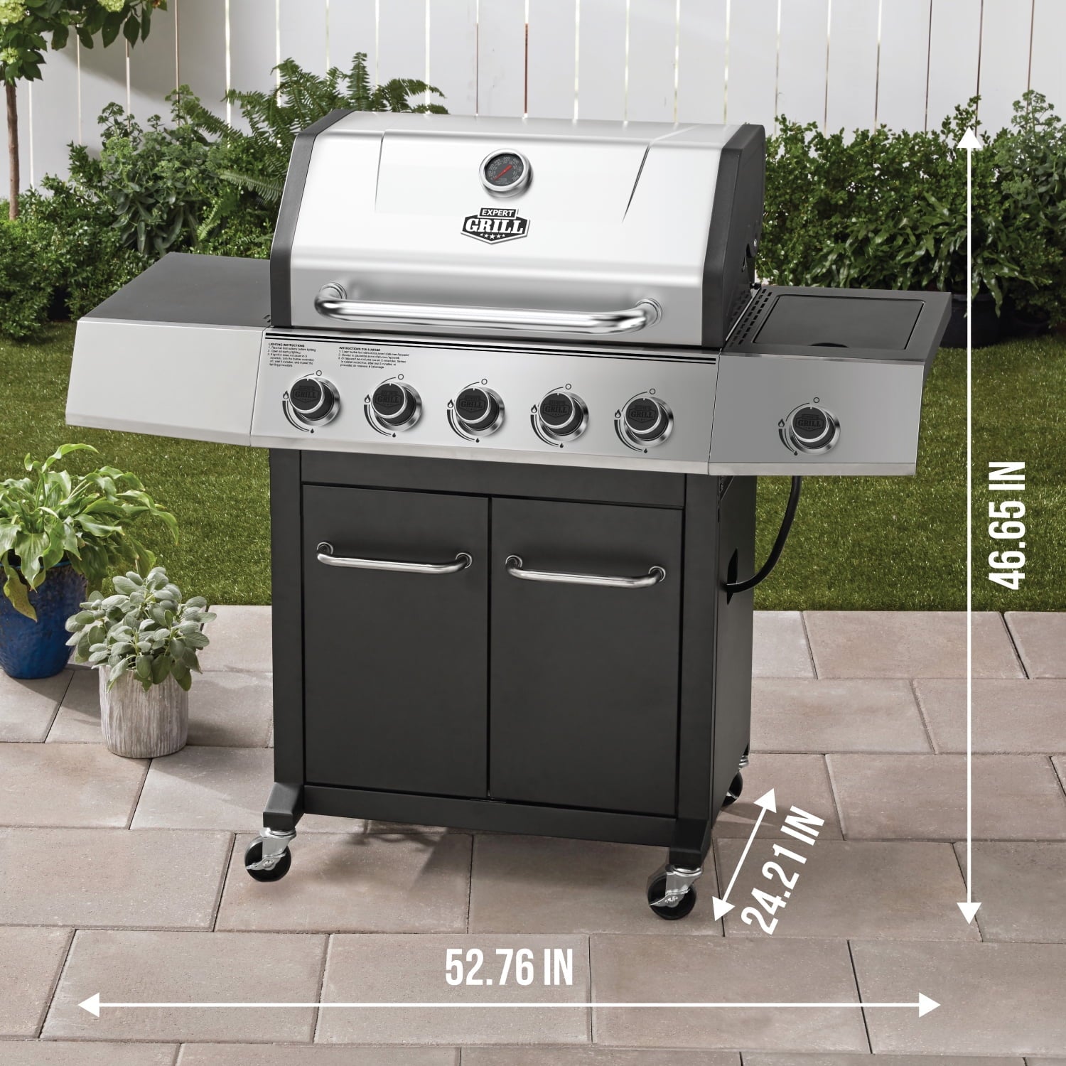 Propane Gas Expert Grill 5 Burner - From Where - 