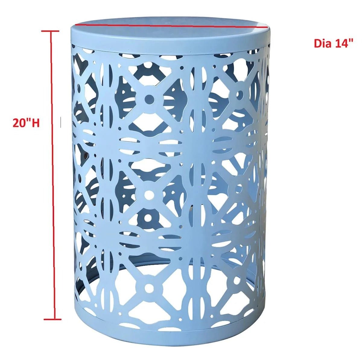 Providence Blue Metal Plant Stand - From Where - 