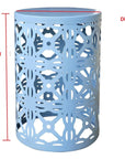 Providence Blue Metal Plant Stand - From Where - 
