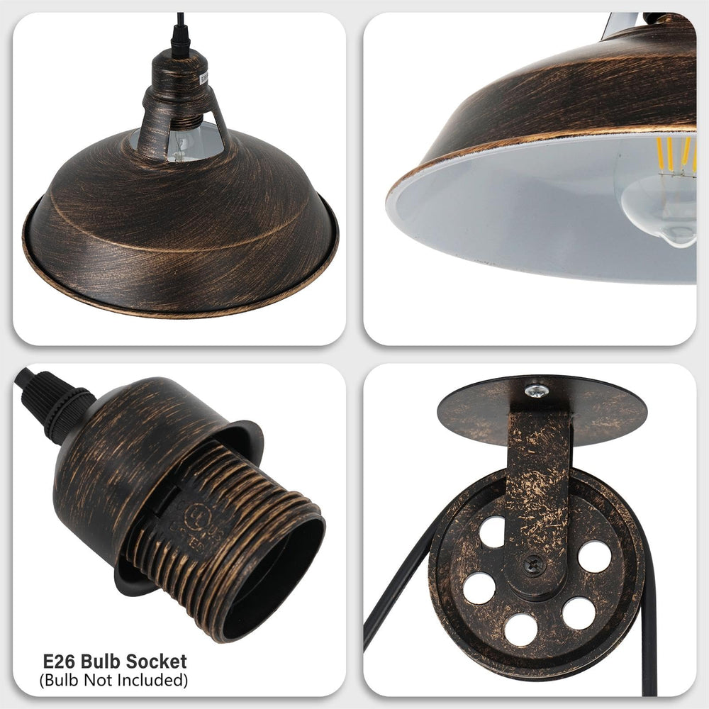 Pulley Barn Pendant Light - From Where - 