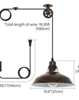 Pulley Barn Pendant Light - From Where - 