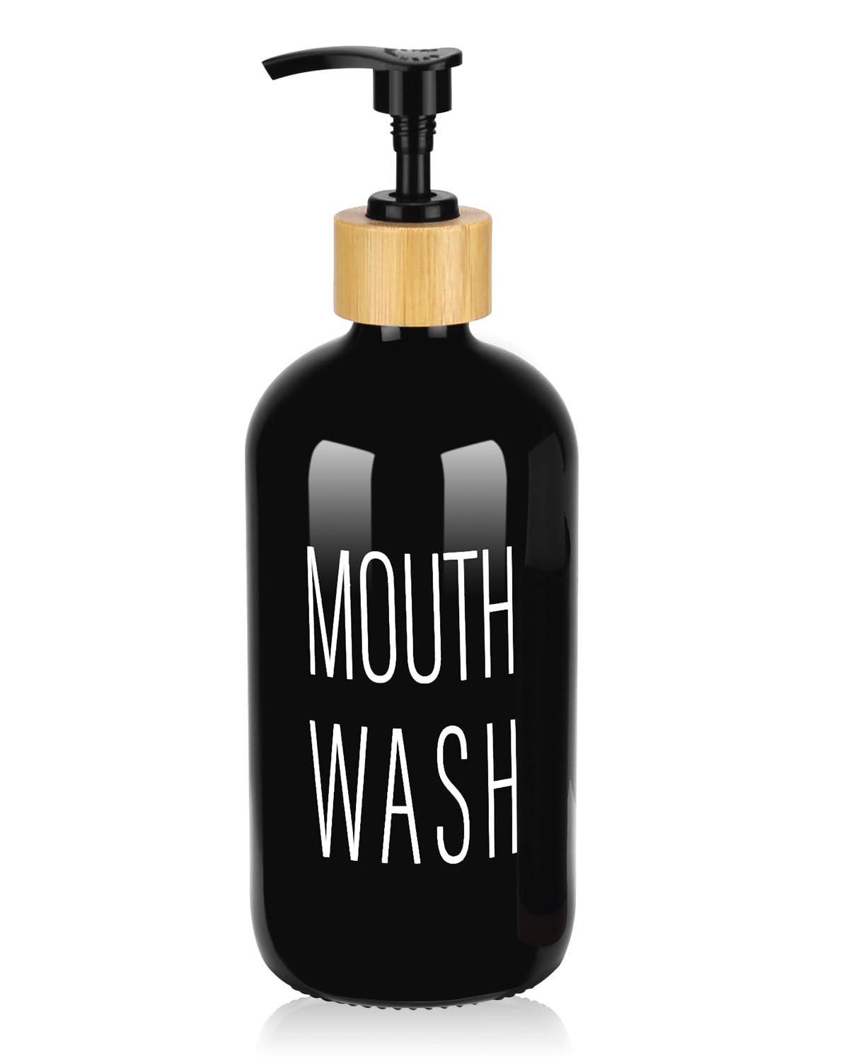 Pump Glass Mouthwash Container - From Where - 