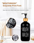 Pump Glass Mouthwash Container - From Where - 