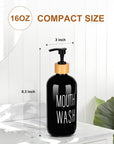 Pump Glass Mouthwash Container - From Where - 