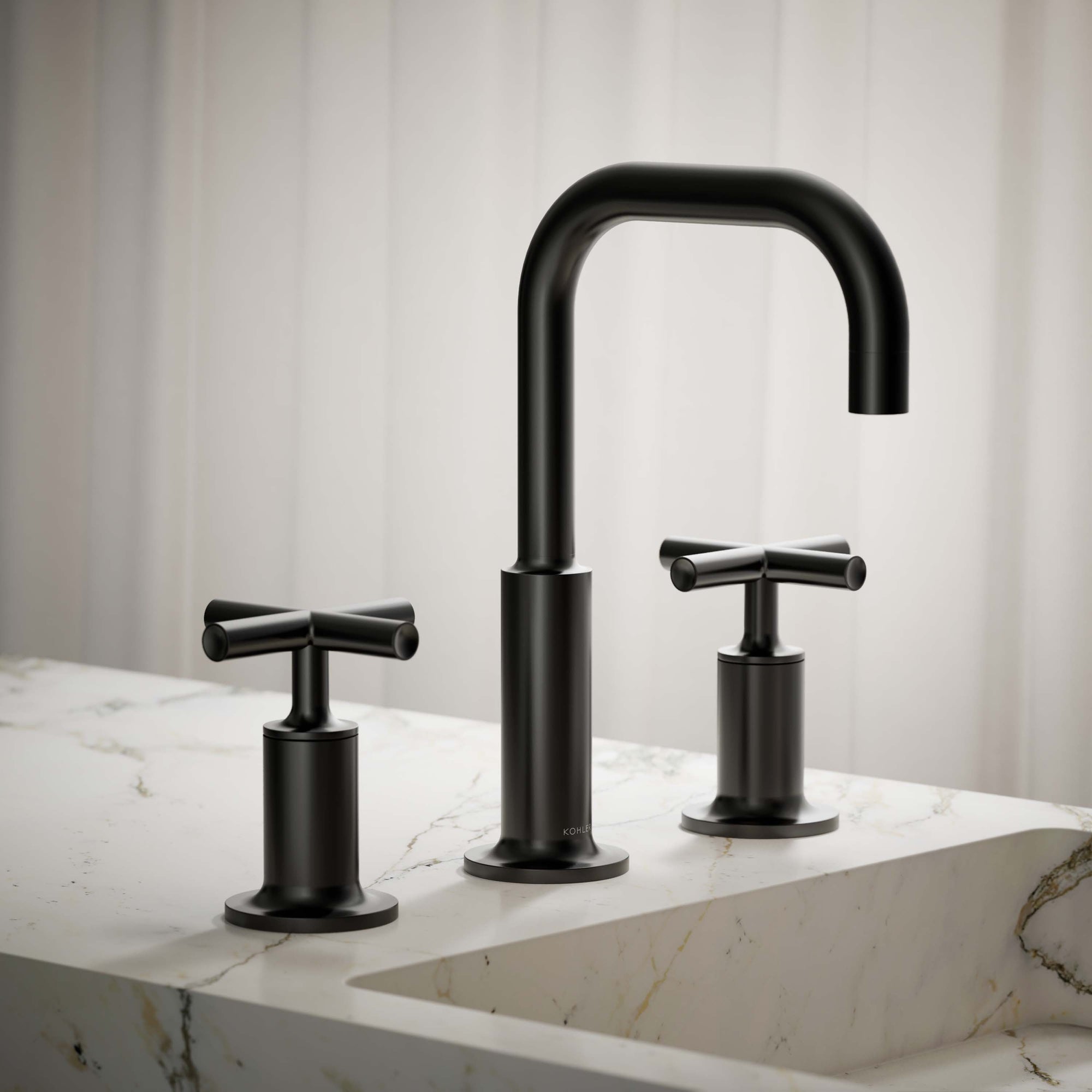 Purist Widespread Bathroom Faucet - From Where - 
