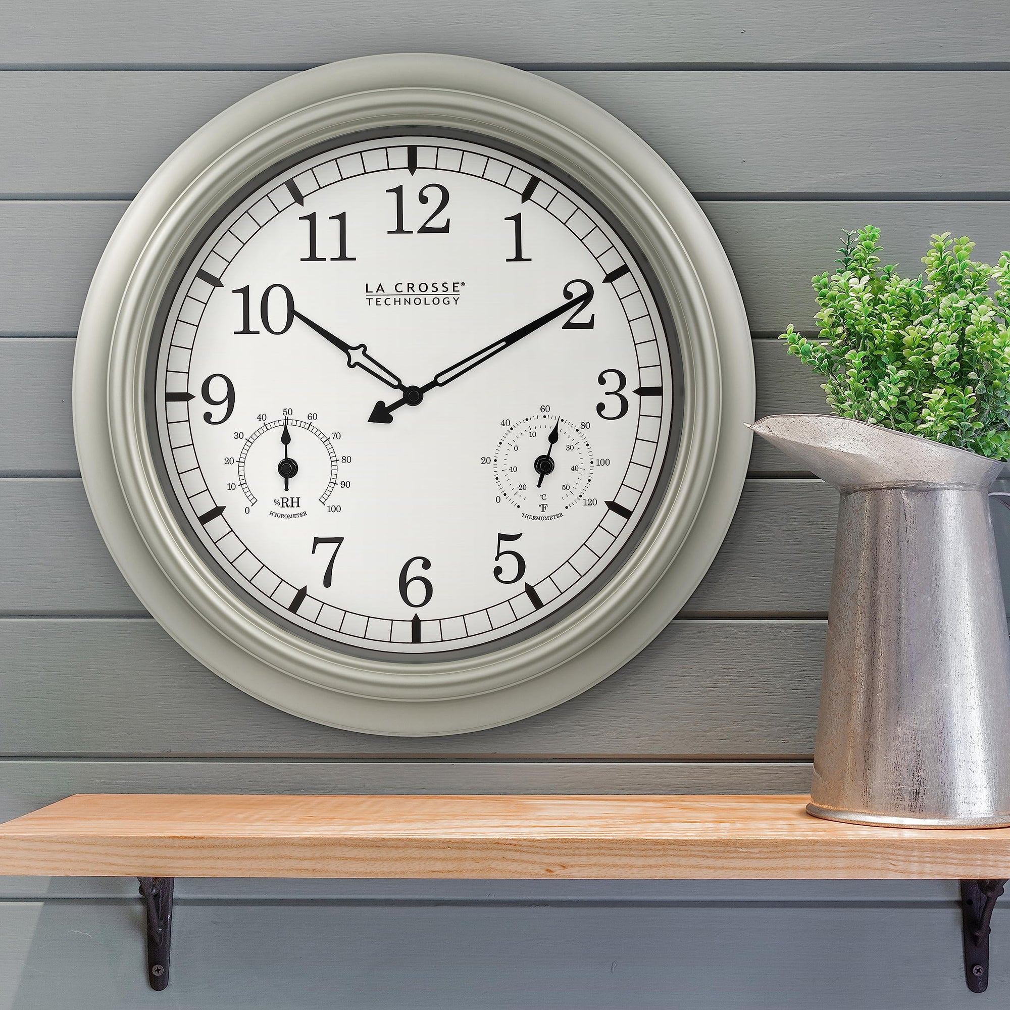 Quartz Indoor/Outdoor Wall Clock - From Where - 