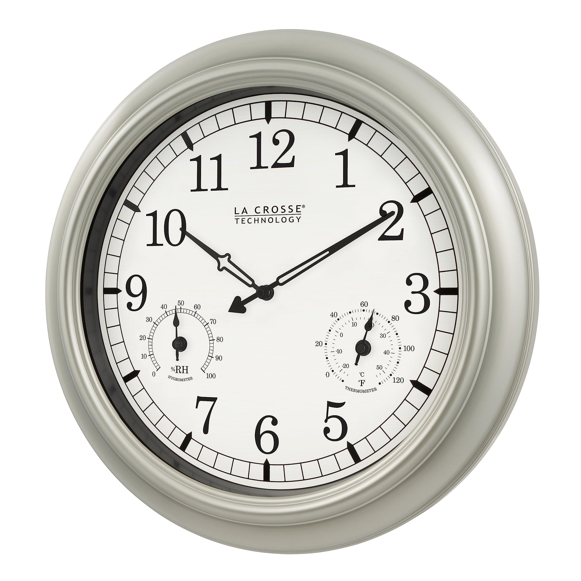 Quartz Indoor/Outdoor Wall Clock - From Where - 