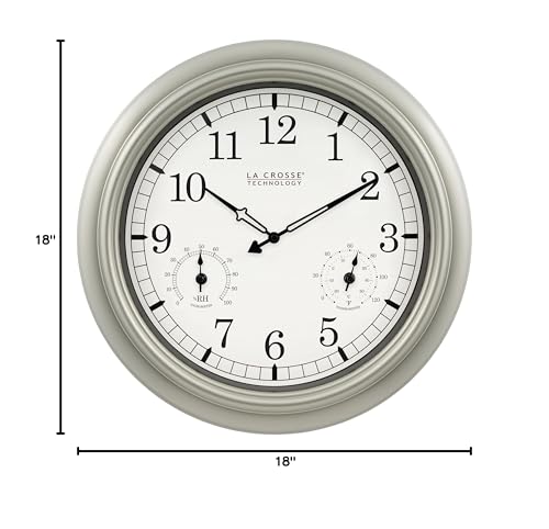 Quartz Indoor/Outdoor Wall Clock - From Where - 