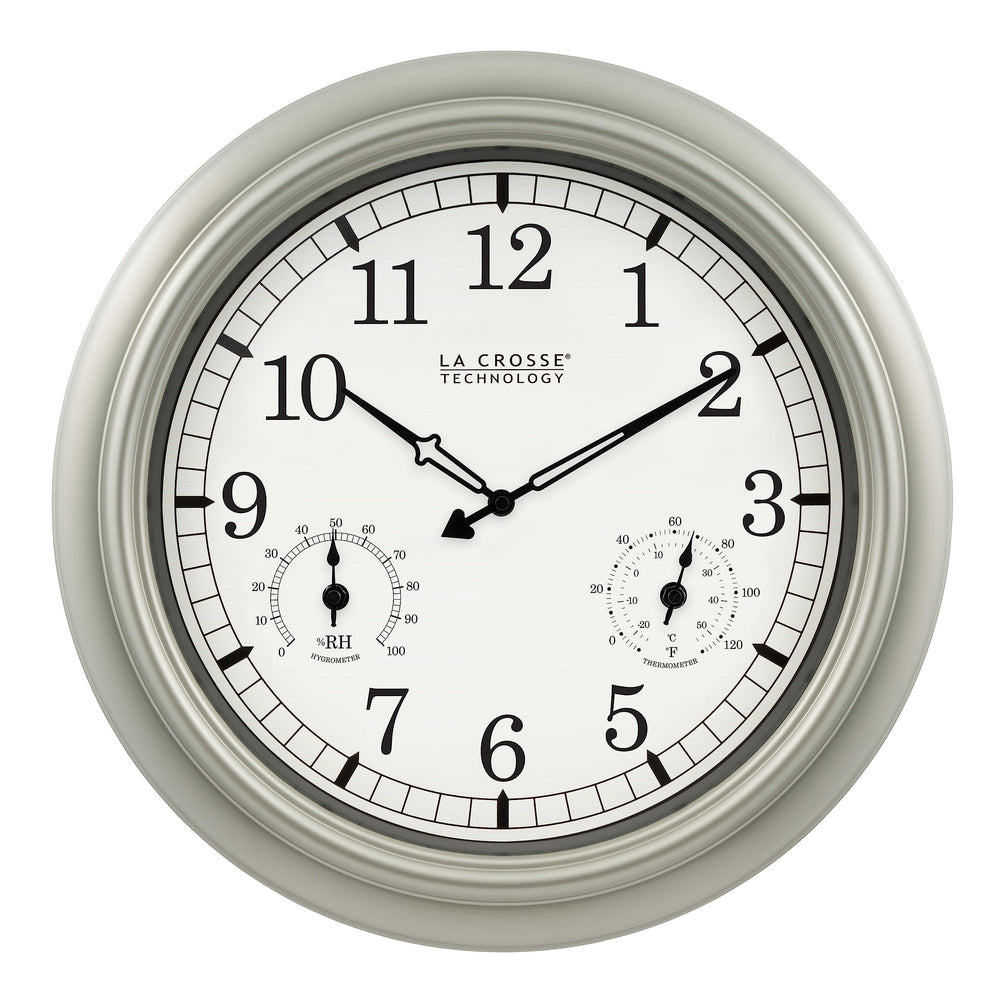 Quartz Indoor/Outdoor Wall Clock - From Where - 