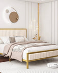 Queen Metal Bed Frame with Headboard - From Where - 