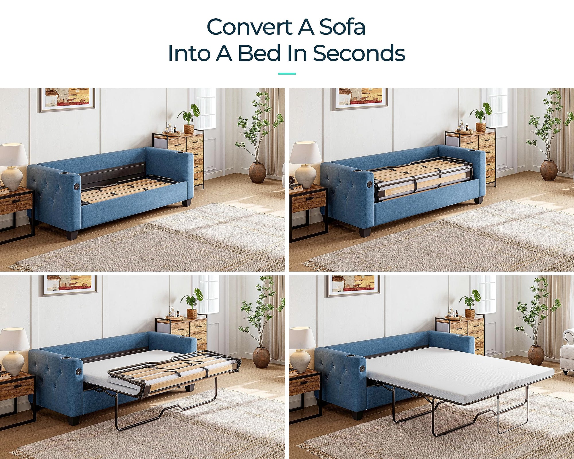 Queen Pull Out Sofa Bed - From Where - 