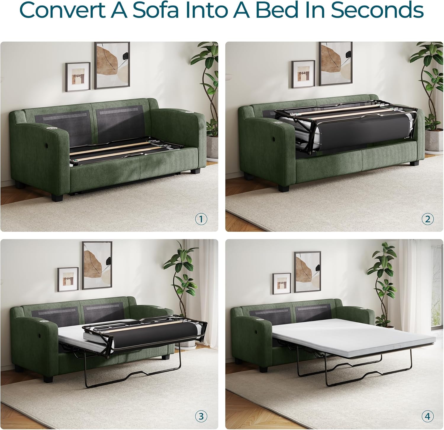 Queen Pull Out Sofa Bed - From Where Finds - 