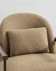Quiteria Camel Fabric Accent Chair - From Where - 