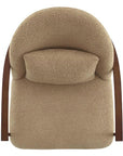 Quiteria Camel Fabric Accent Chair - From Where - 