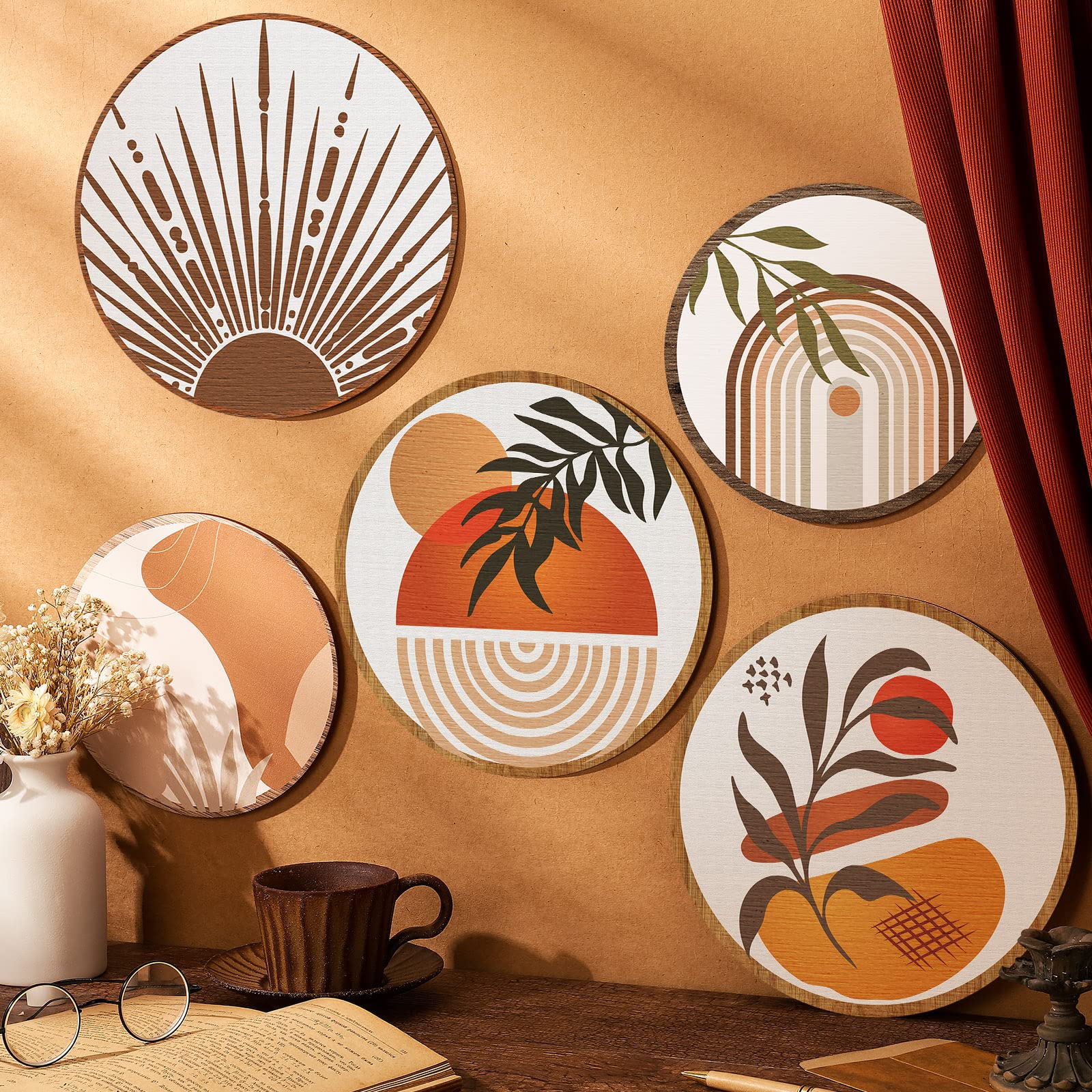 Qunclay 5 Pcs Wall Art Decor - From Where - 