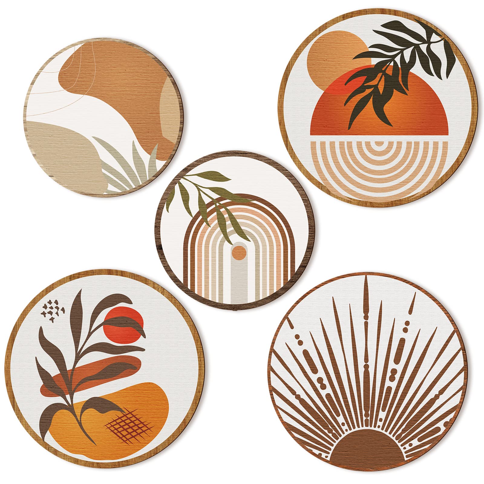Qunclay 5 Pcs Wall Art Decor - From Where - 