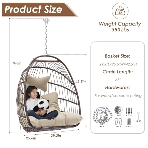 RADIATA Outdoor Hanging Egg Chair - From Where - 