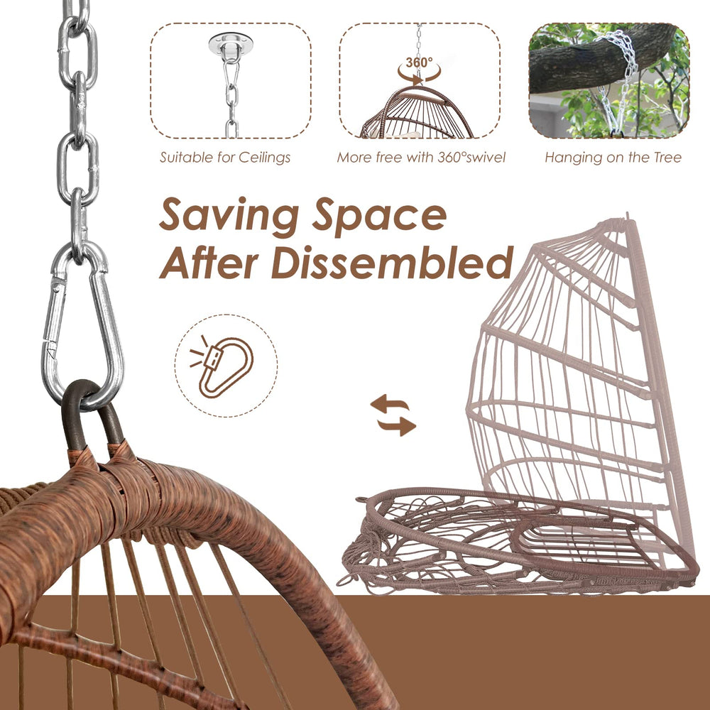 RADIATA Outdoor Hanging Egg Chair - From Where - 