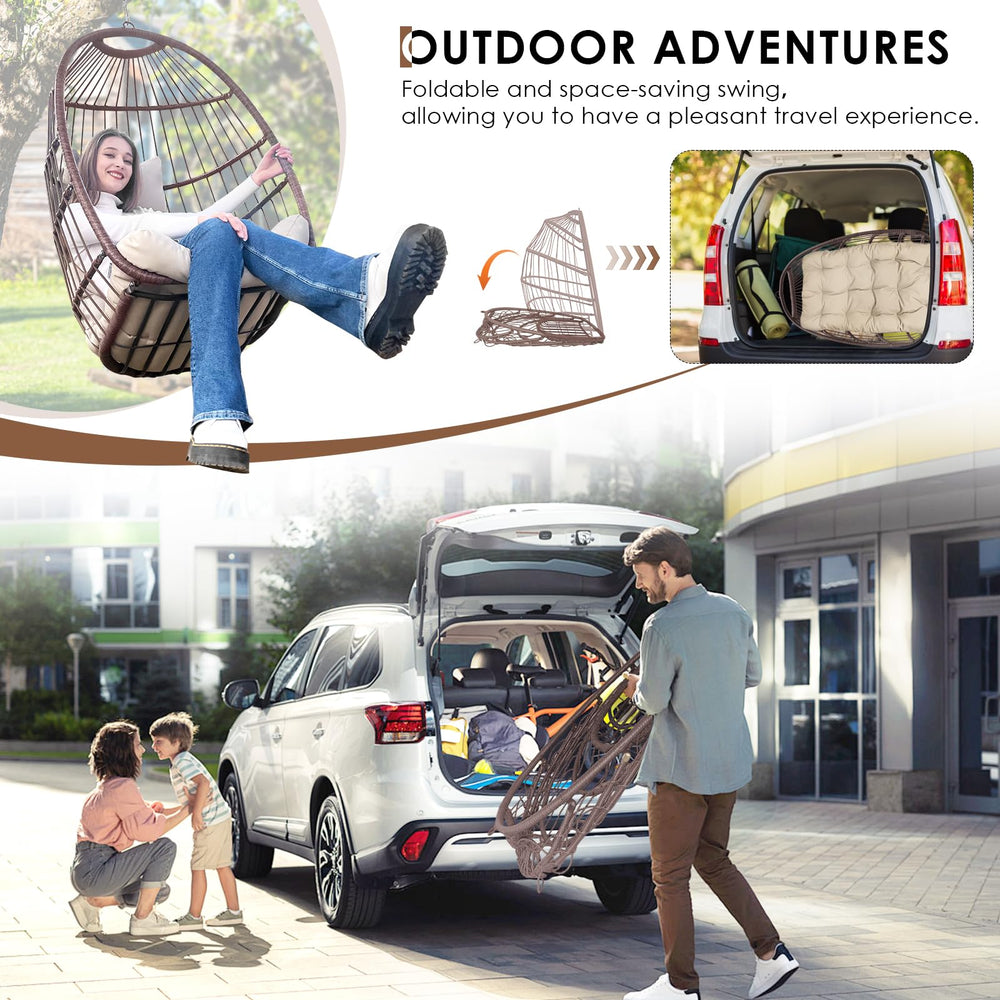 RADIATA Outdoor Hanging Egg Chair - From Where - 