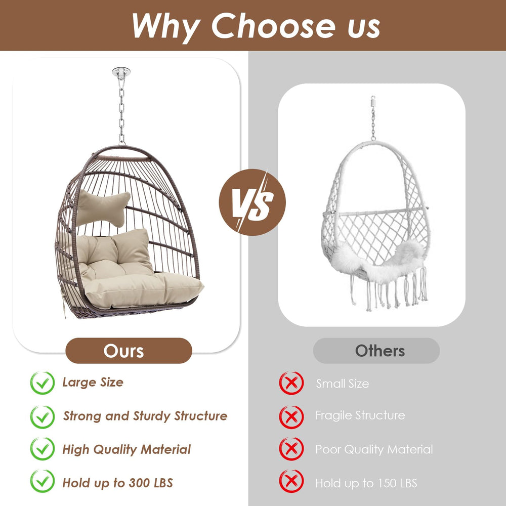 RADIATA Outdoor Hanging Egg Chair - From Where - 