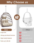 RADIATA Outdoor Hanging Egg Chair - From Where - 