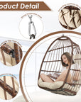 RADIATA Outdoor Hanging Egg Chair - From Where - 